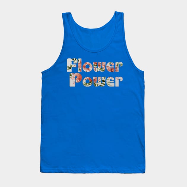 Flower Power Tank Top by afternoontees